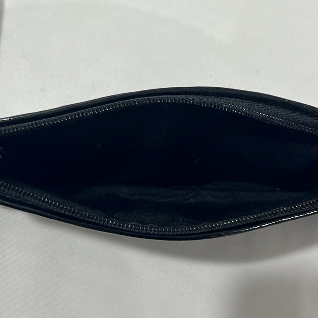 Coach Signature Studded Black Wristlet Wallet