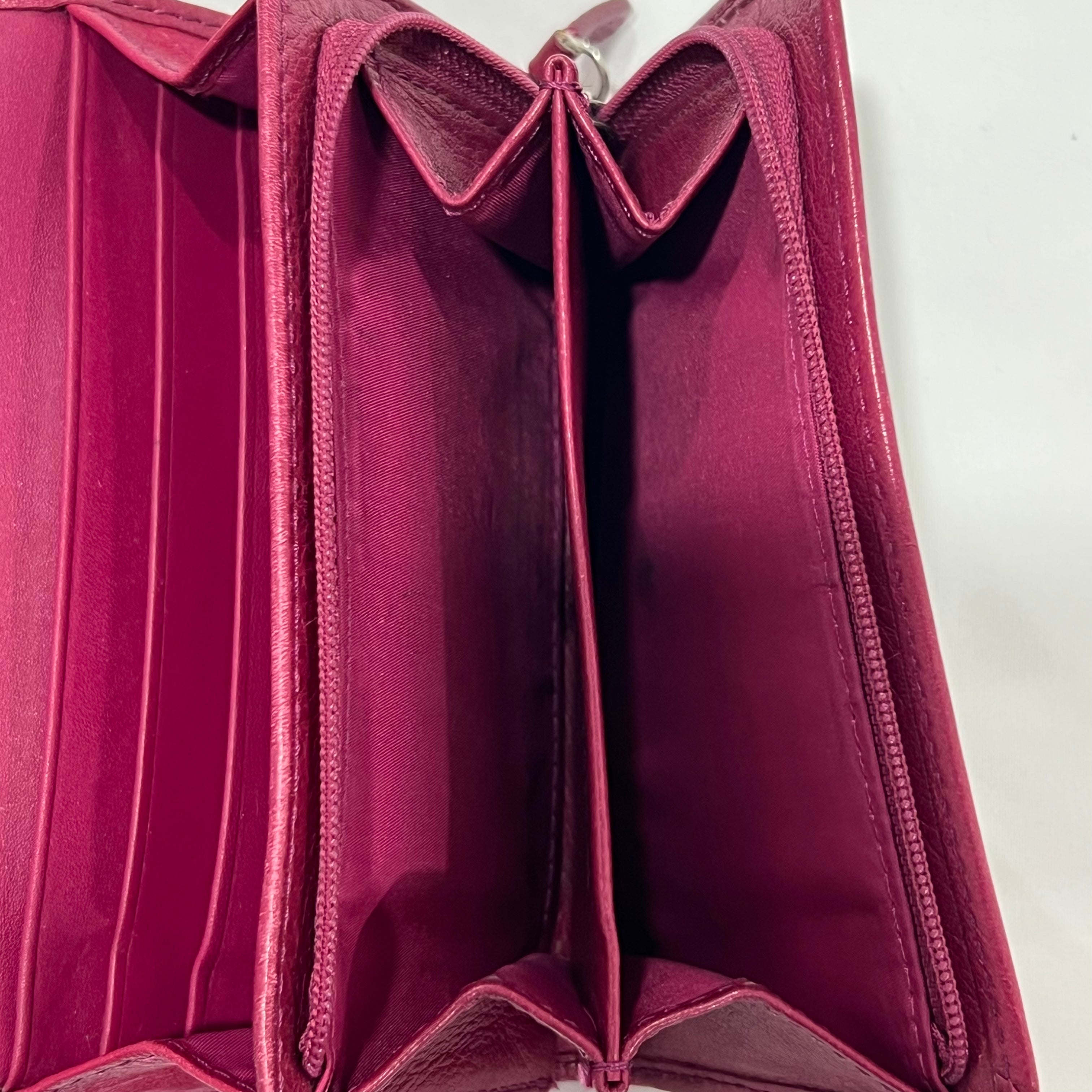 Coach Signature Brown And Pink Leather