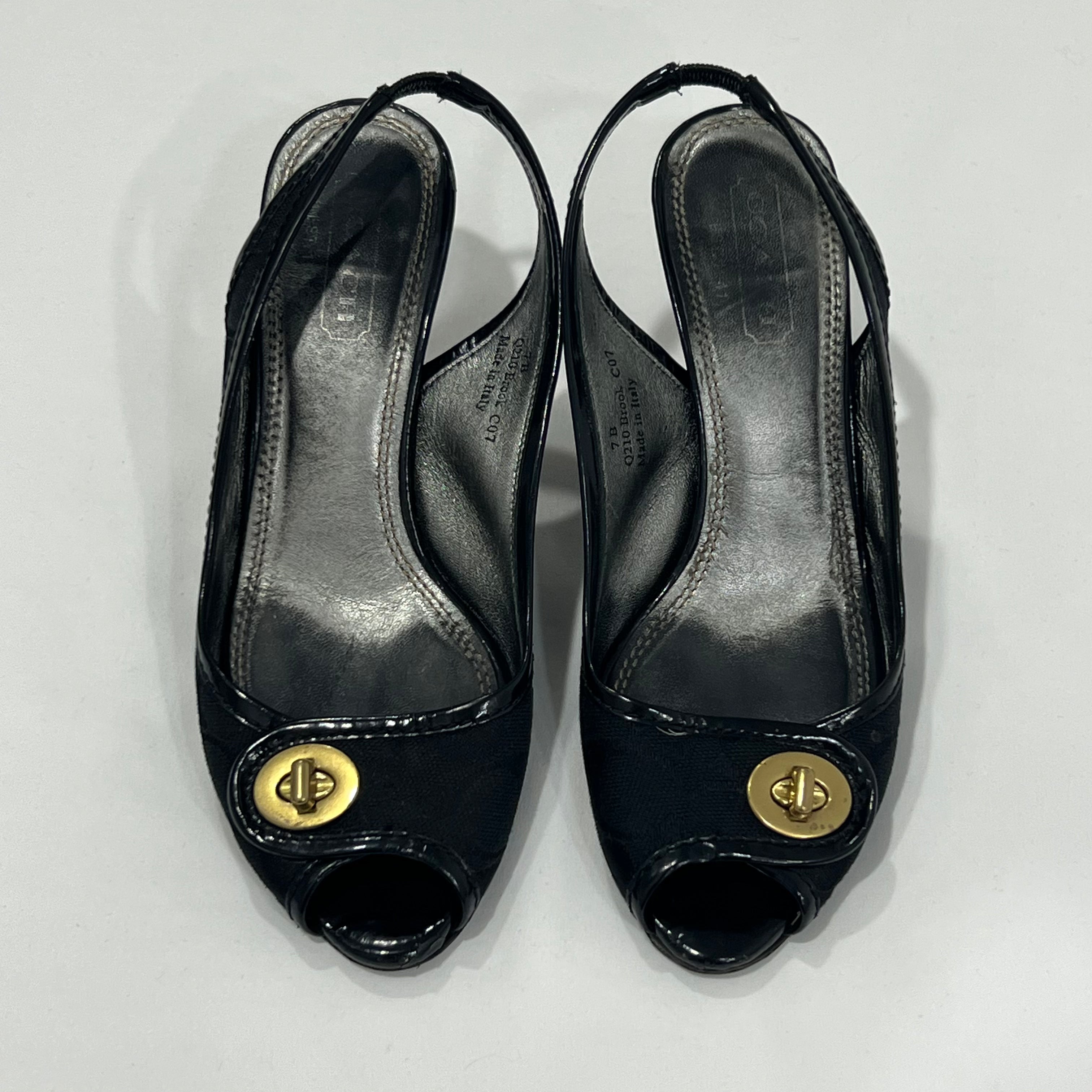Coach Slingback Heels
