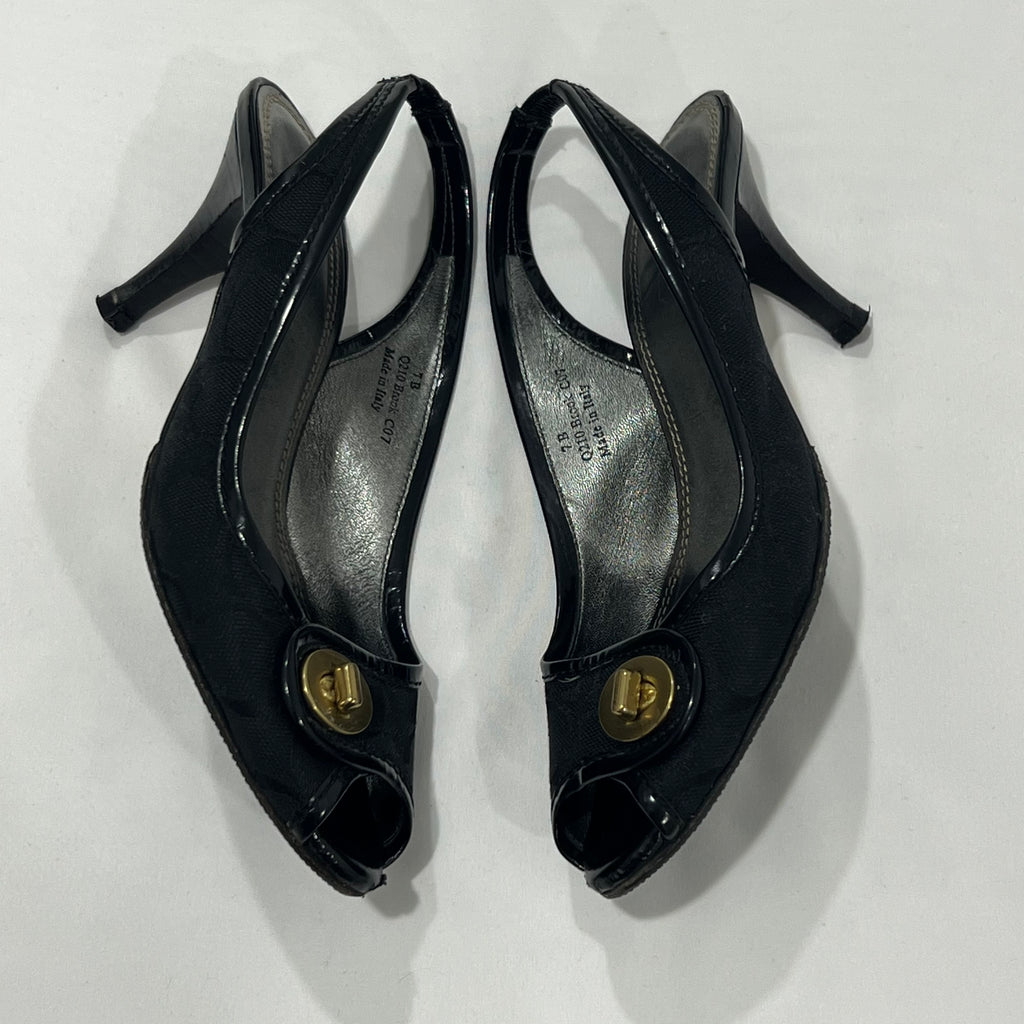 Coach Slingback Heels