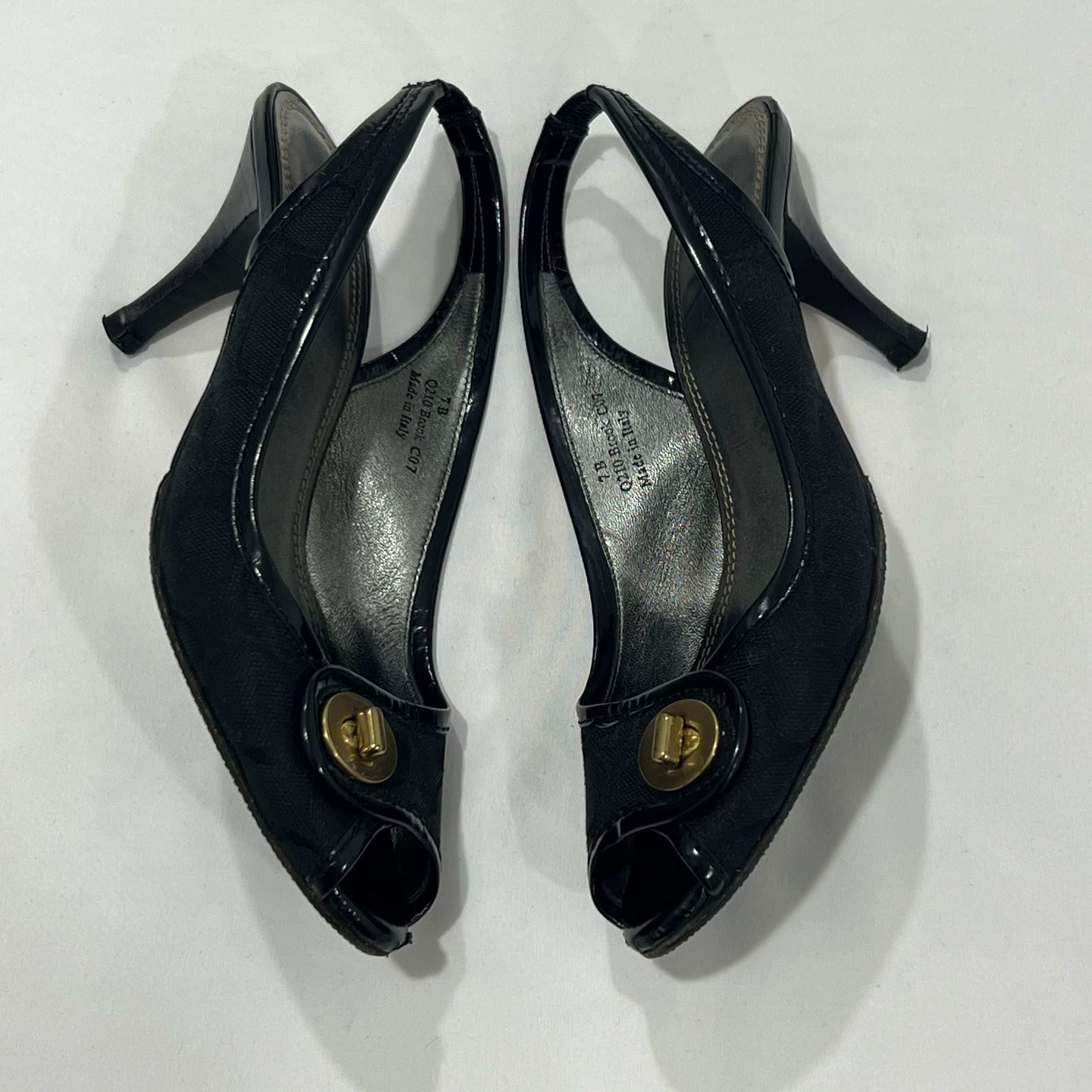 Coach Slingback Heels