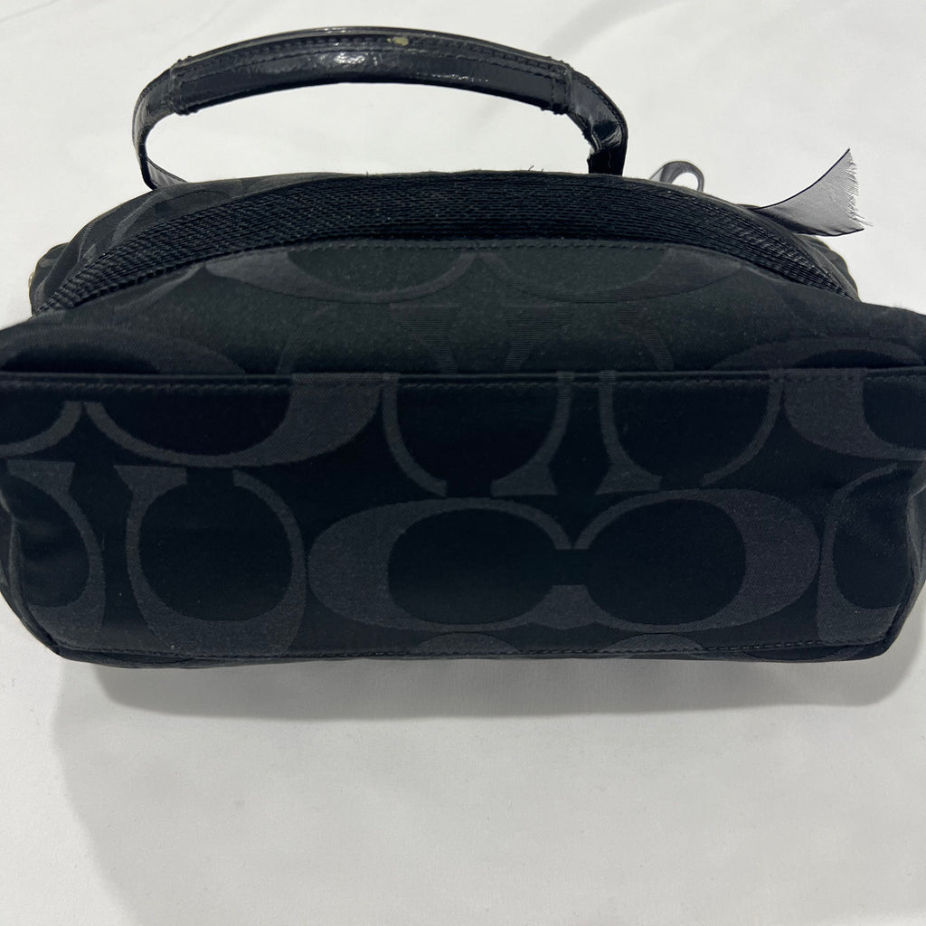 Coach Black Sequin Tote Bag