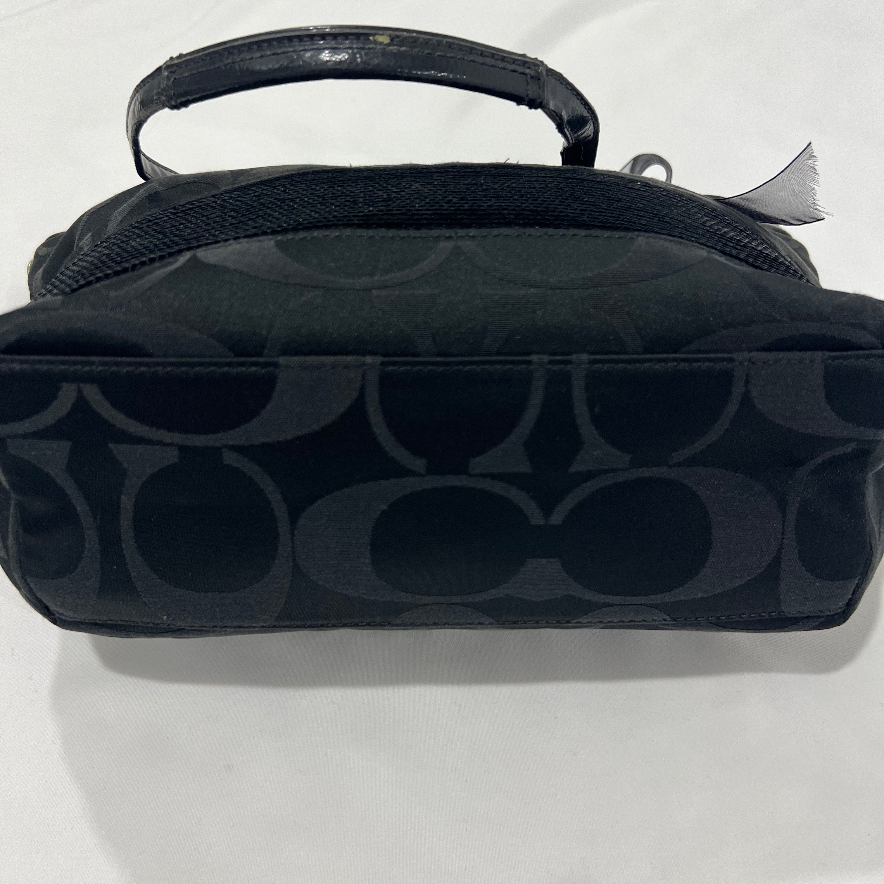 Coach Black Sequin Tote Bag
