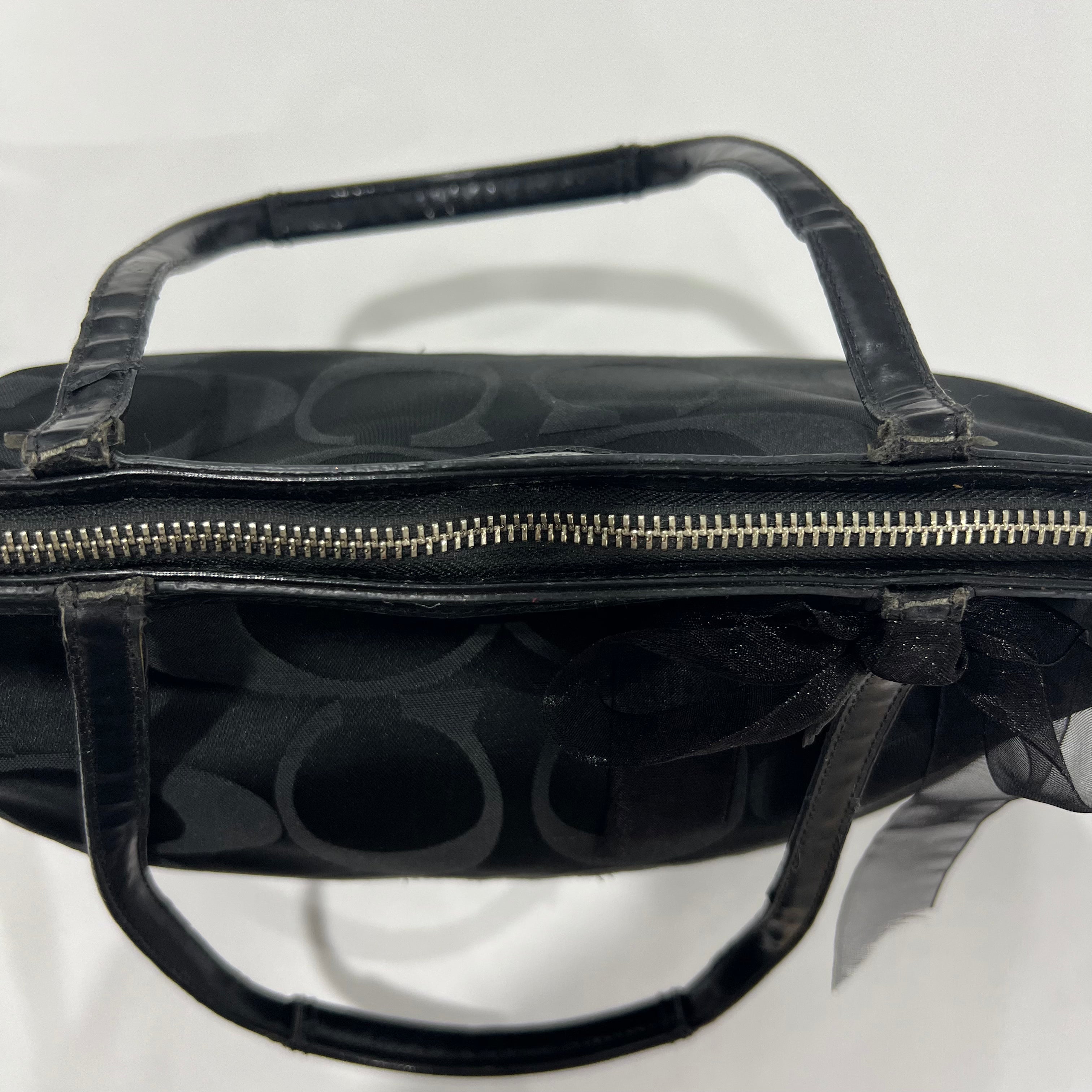 Coach Black Sequin Tote Bag