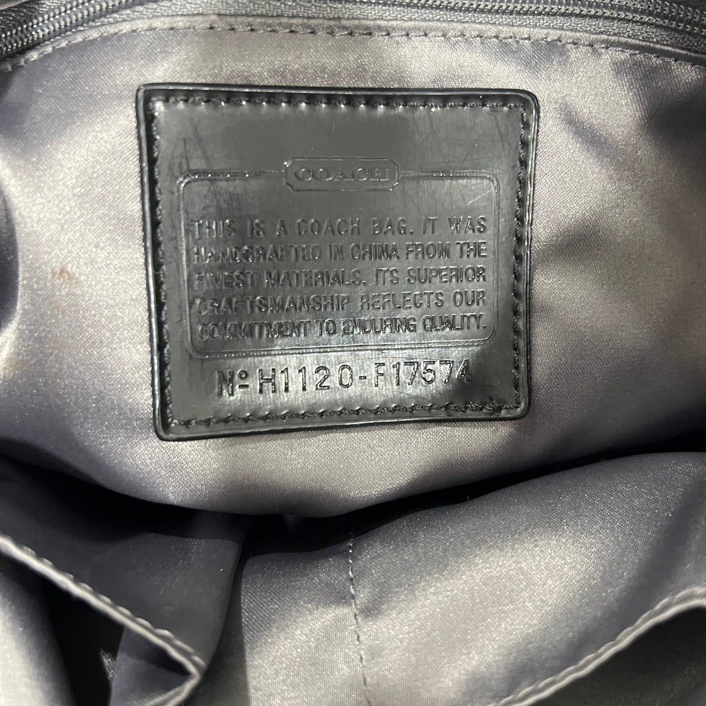 Coach Black Sequin Tote Bag