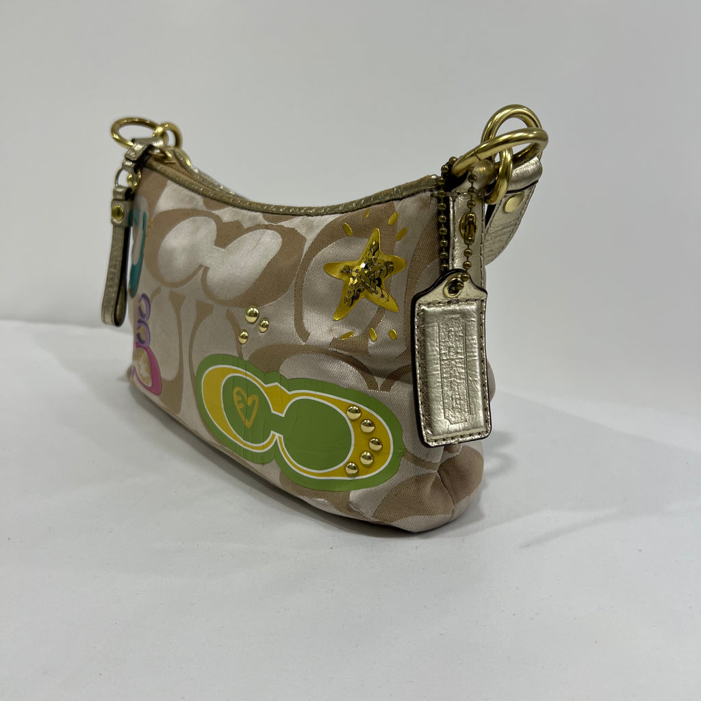Coach Poppy Signature Appliqué Bag