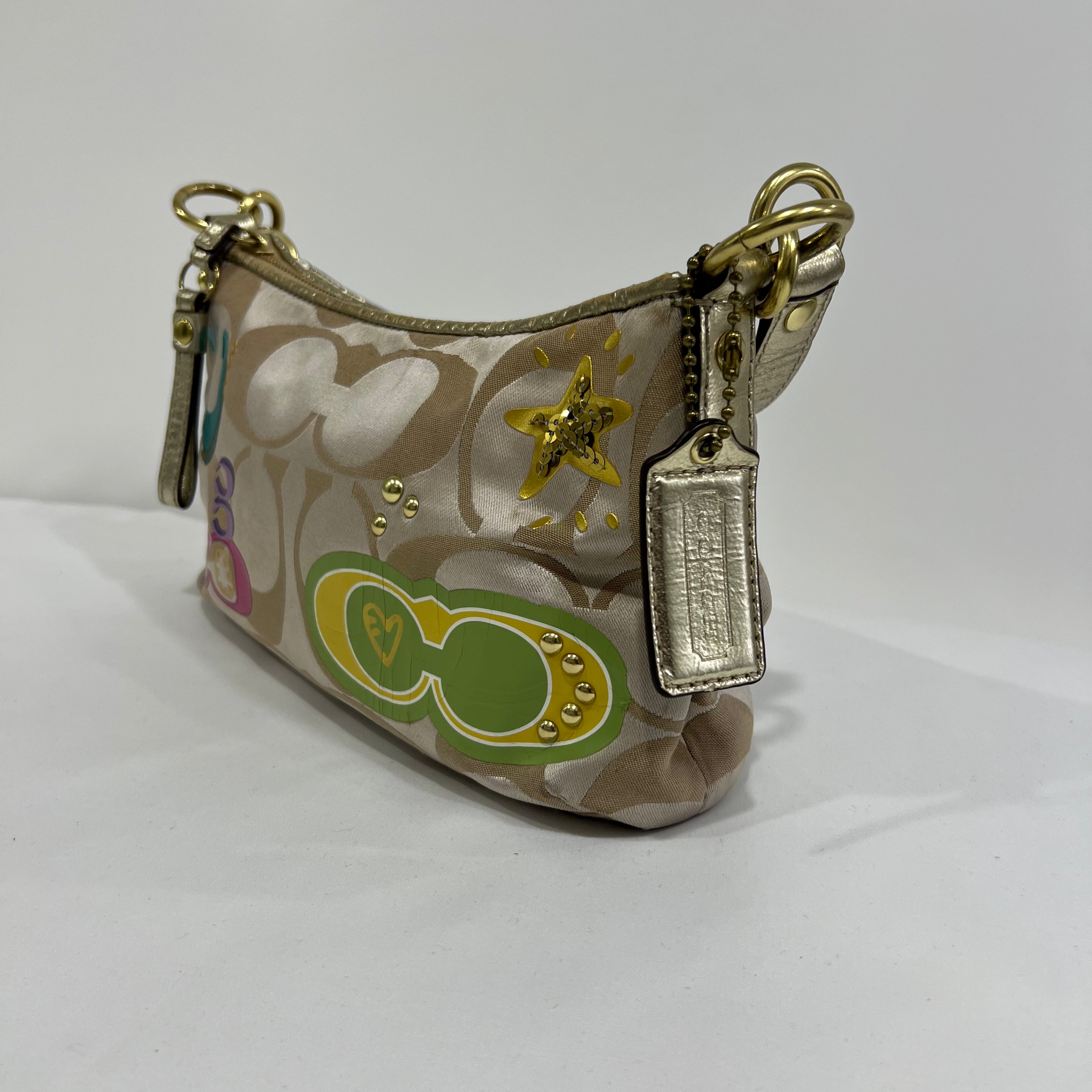 Coach Poppy Signature Appliqué Bag