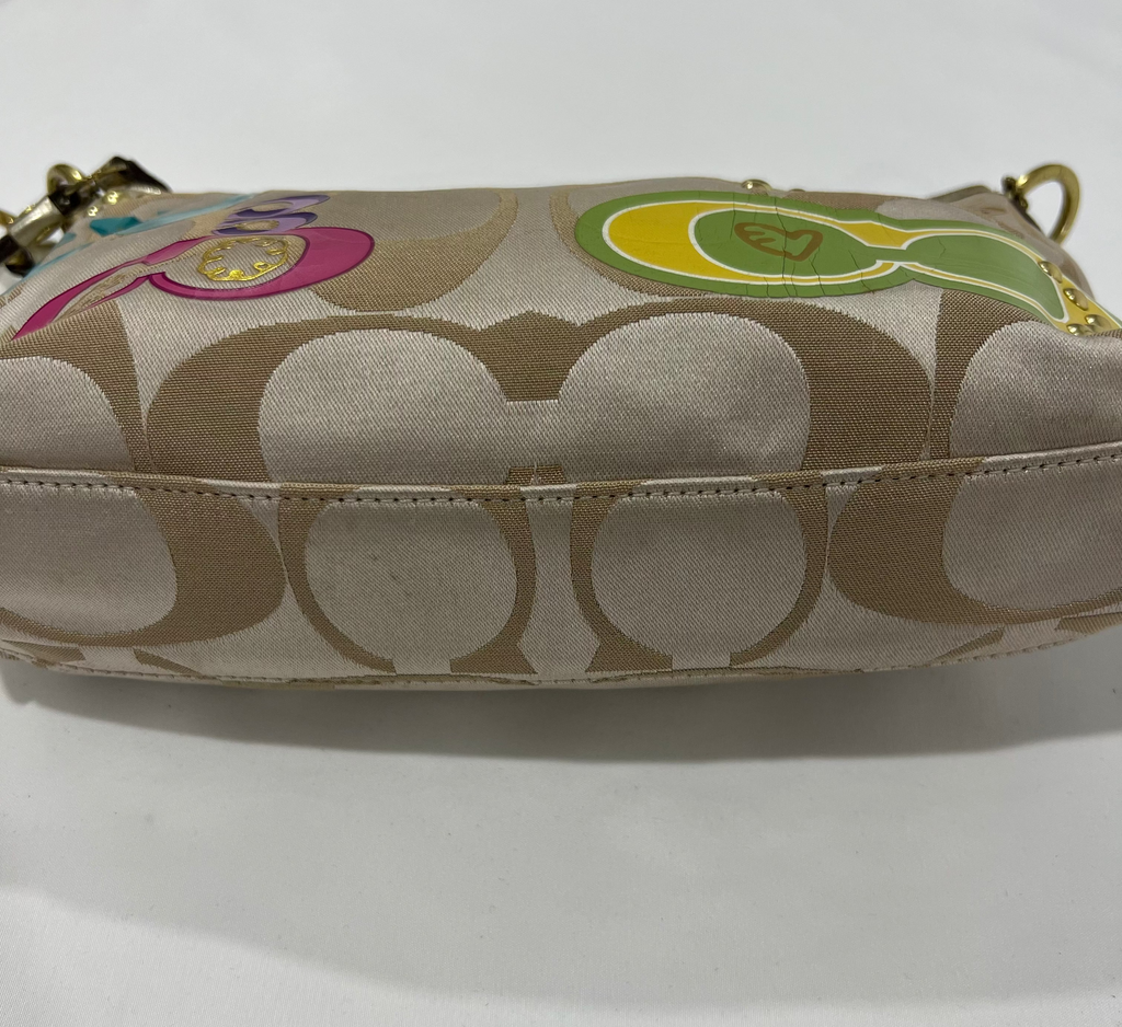 Coach Poppy Signature Appliqué Bag