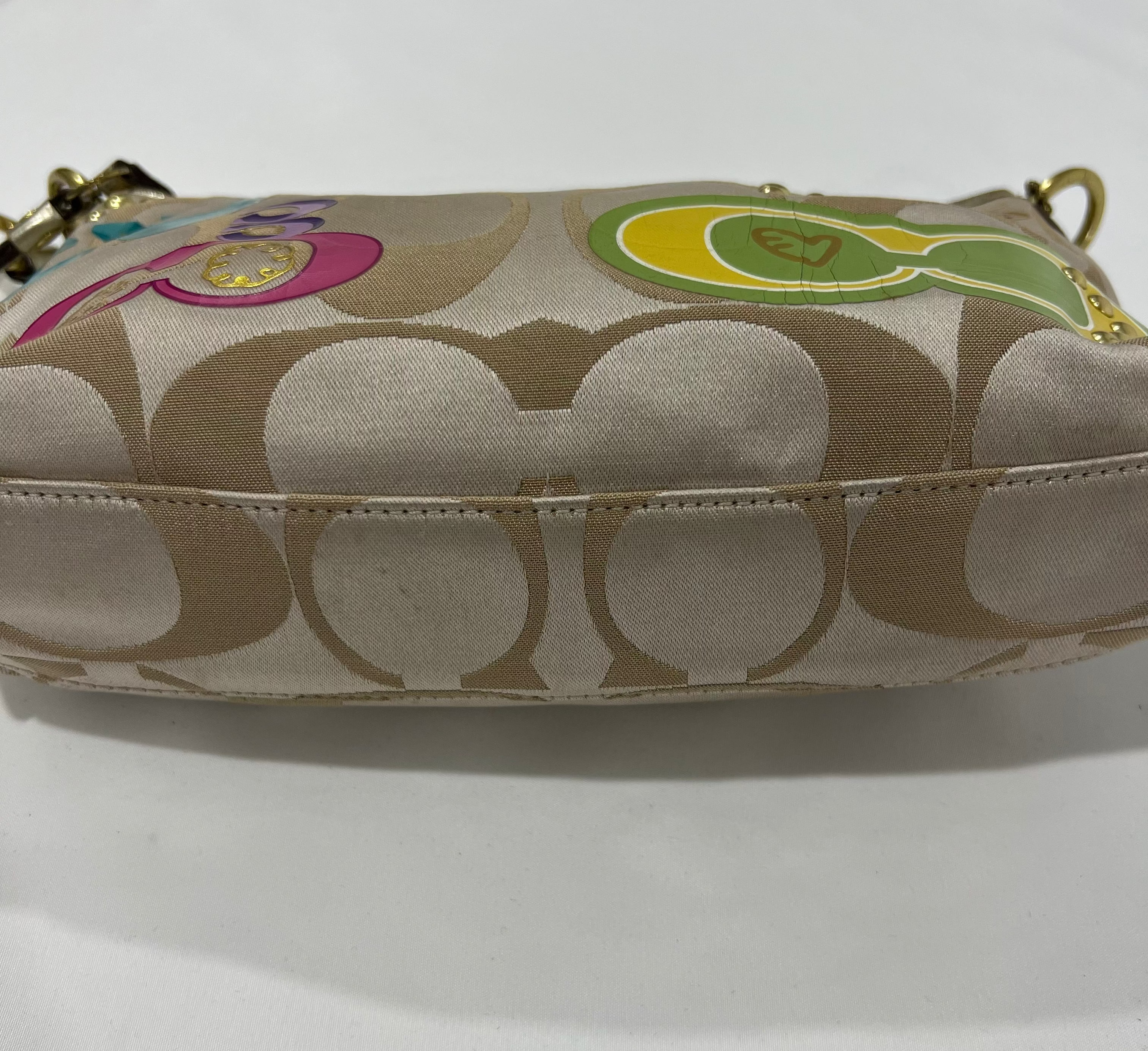 Coach Poppy Signature Appliqué Bag