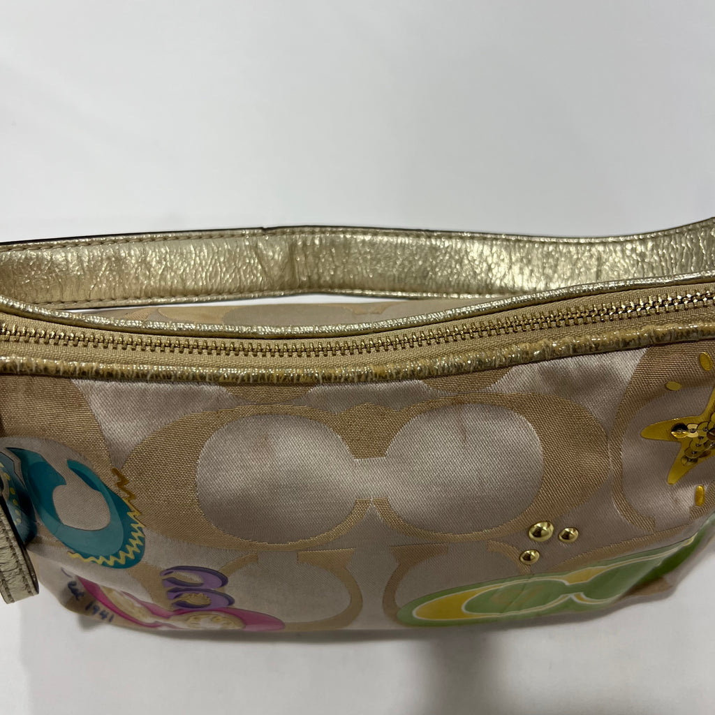 Coach Poppy Signature Appliqué Bag