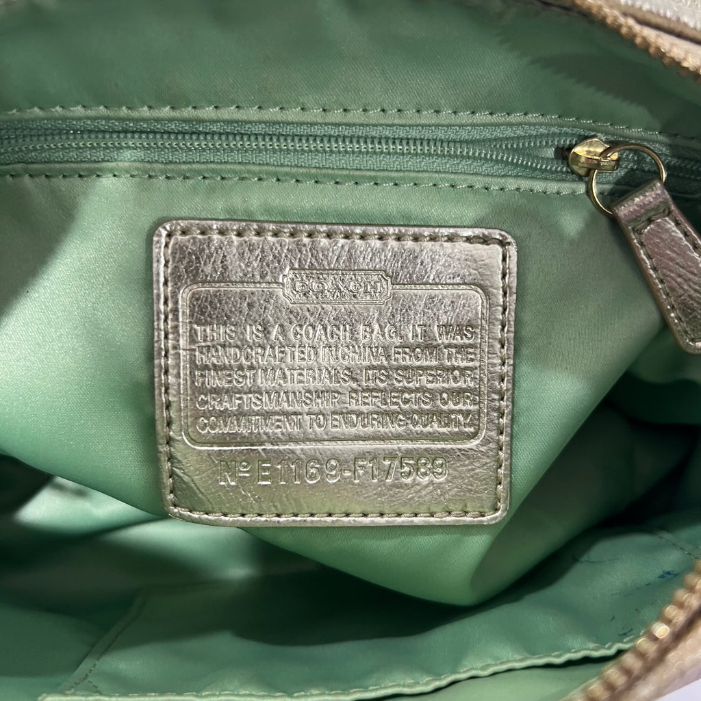 Coach Poppy Signature Appliqué Bag