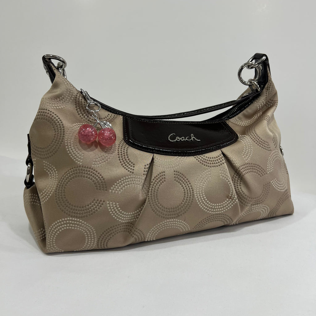 Coach Ashley Dotted Op Art Hobo Bag