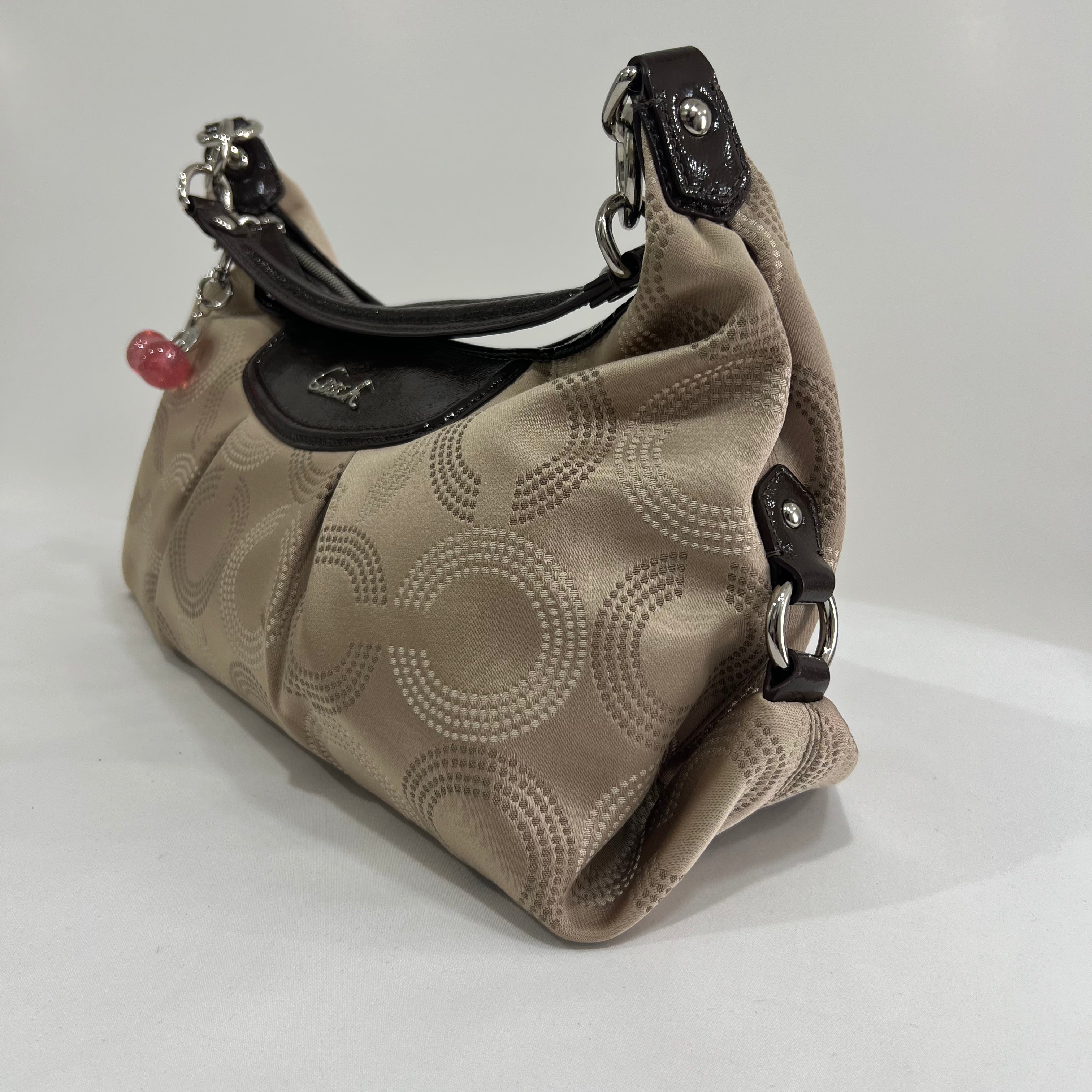 Coach Ashley Dotted Op Art Hobo Bag