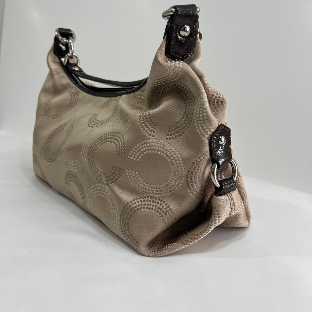 Coach Ashley Dotted Op Art Hobo Bag