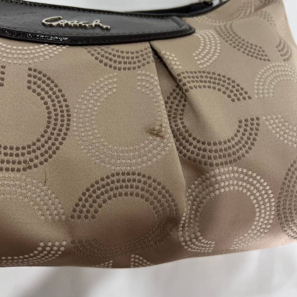 Coach Ashley Dotted Op Art Hobo Bag