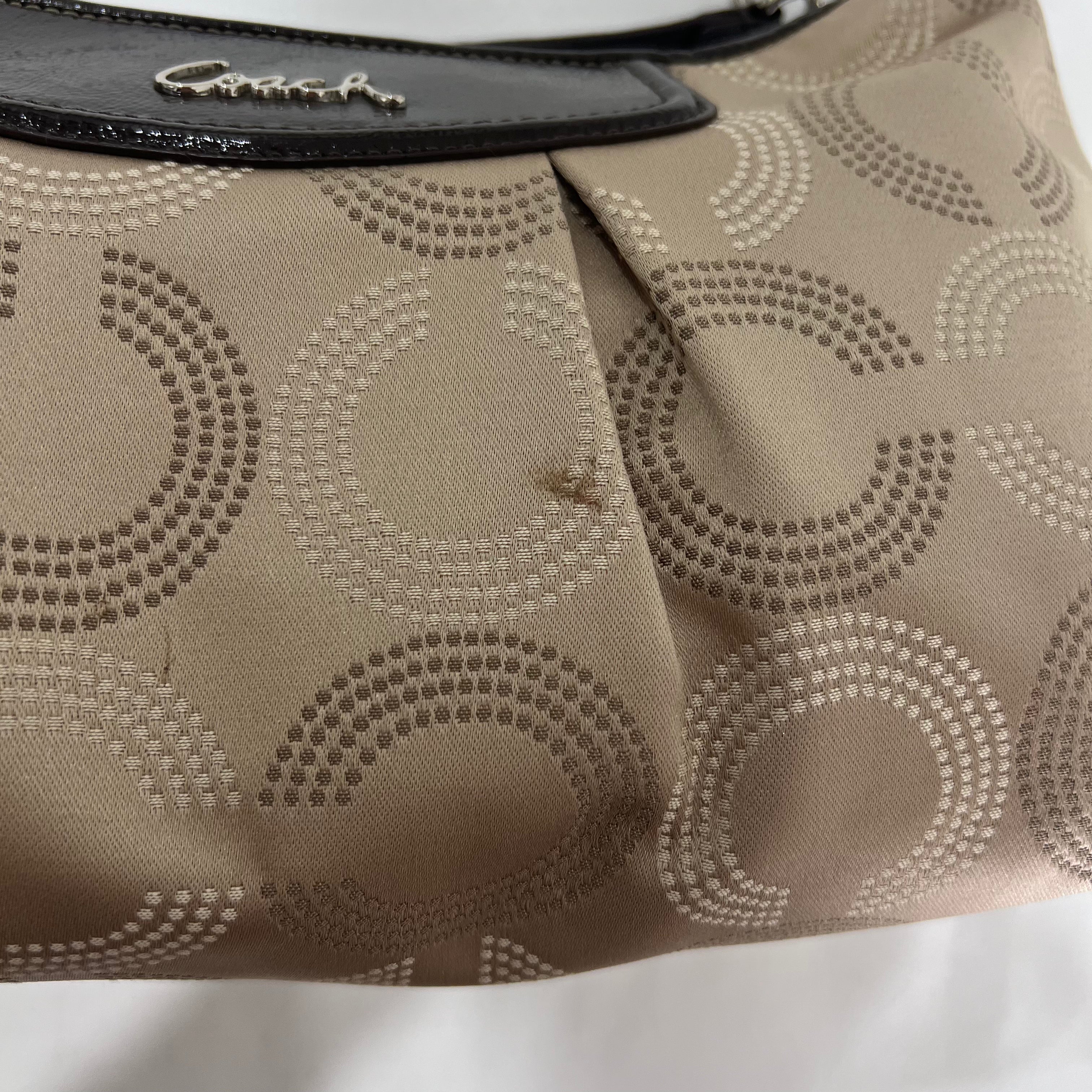 Coach Ashley Dotted Op Art Hobo Bag