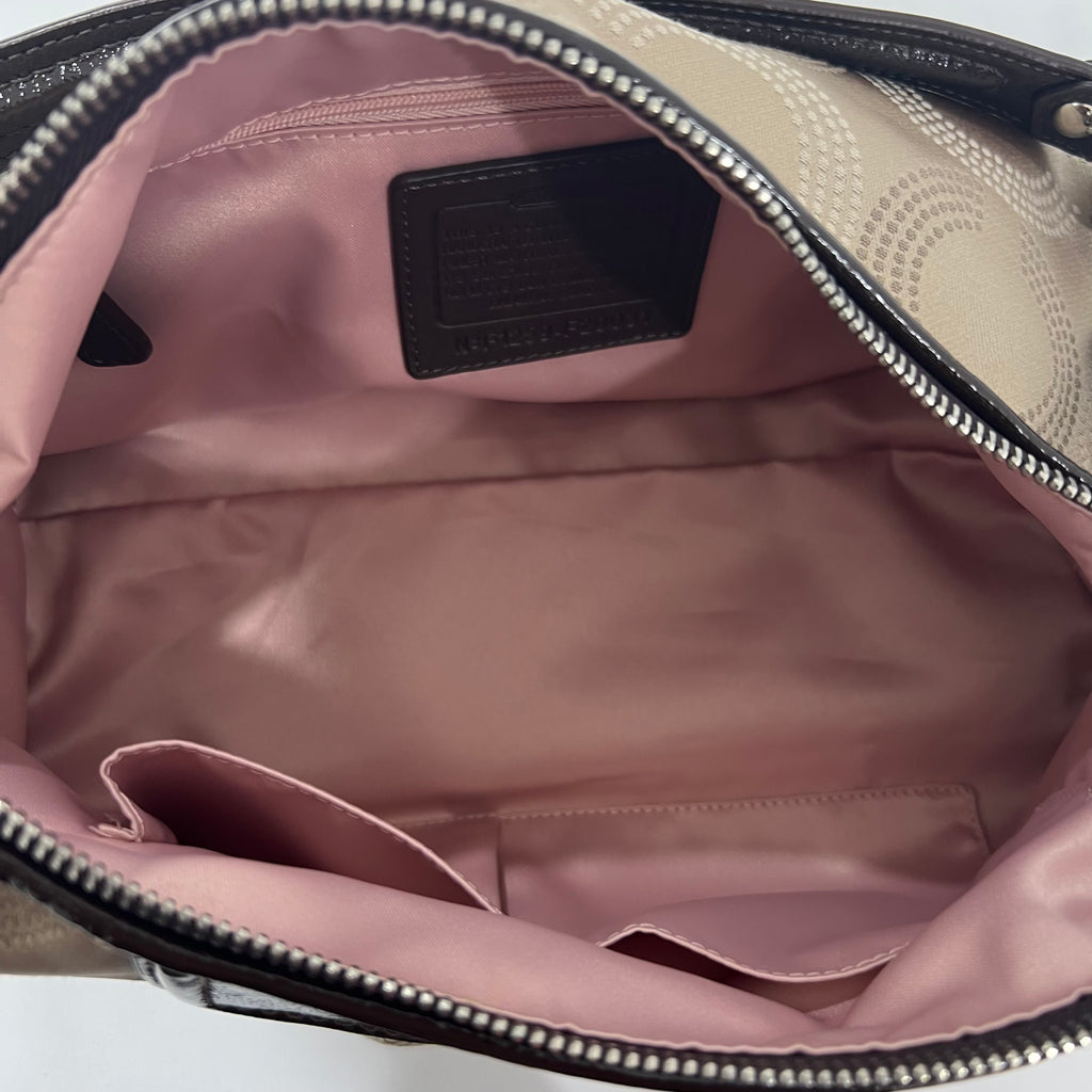 Coach Ashley Dotted Op Art Hobo Bag