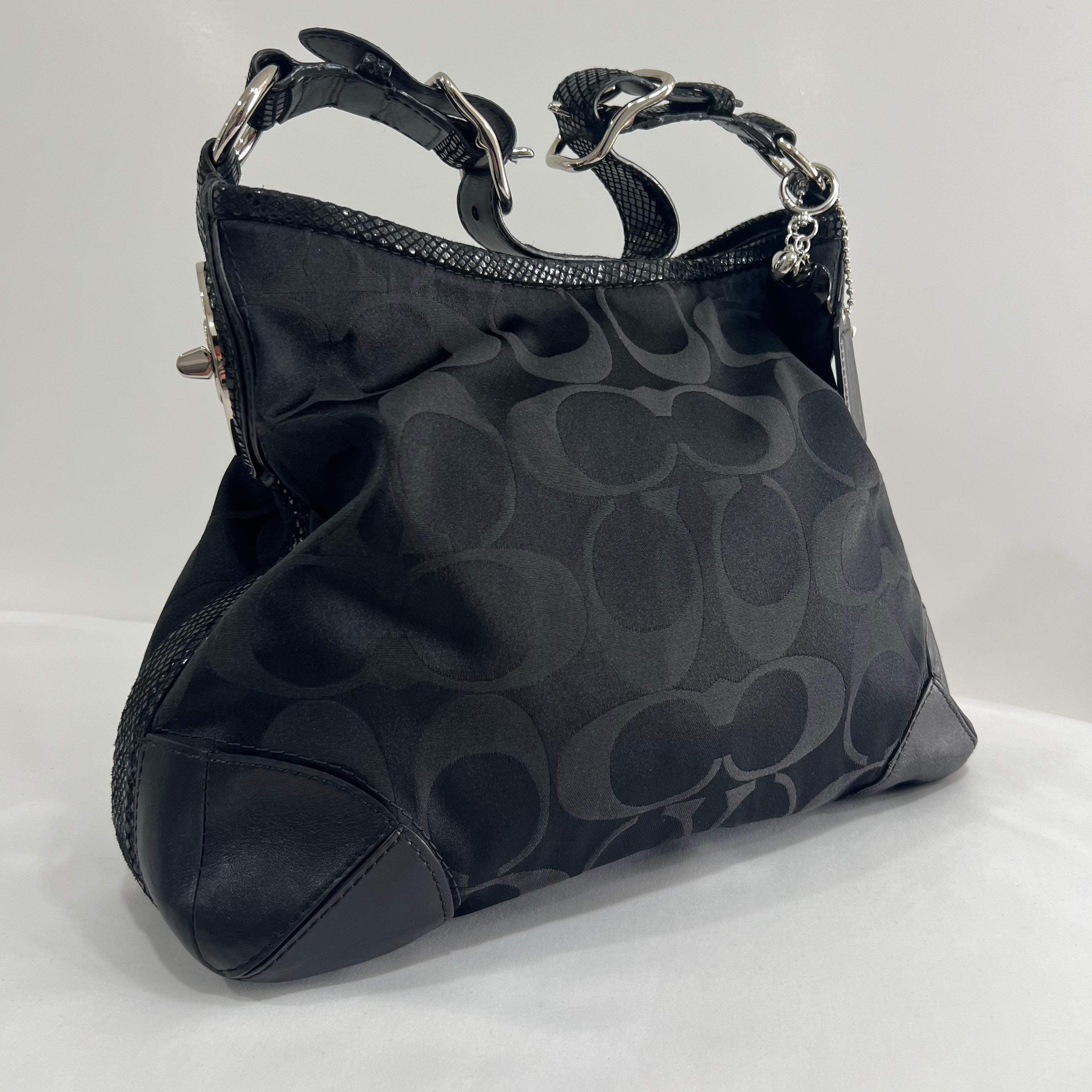 Coach Peyton Sateen Hobo Bag
