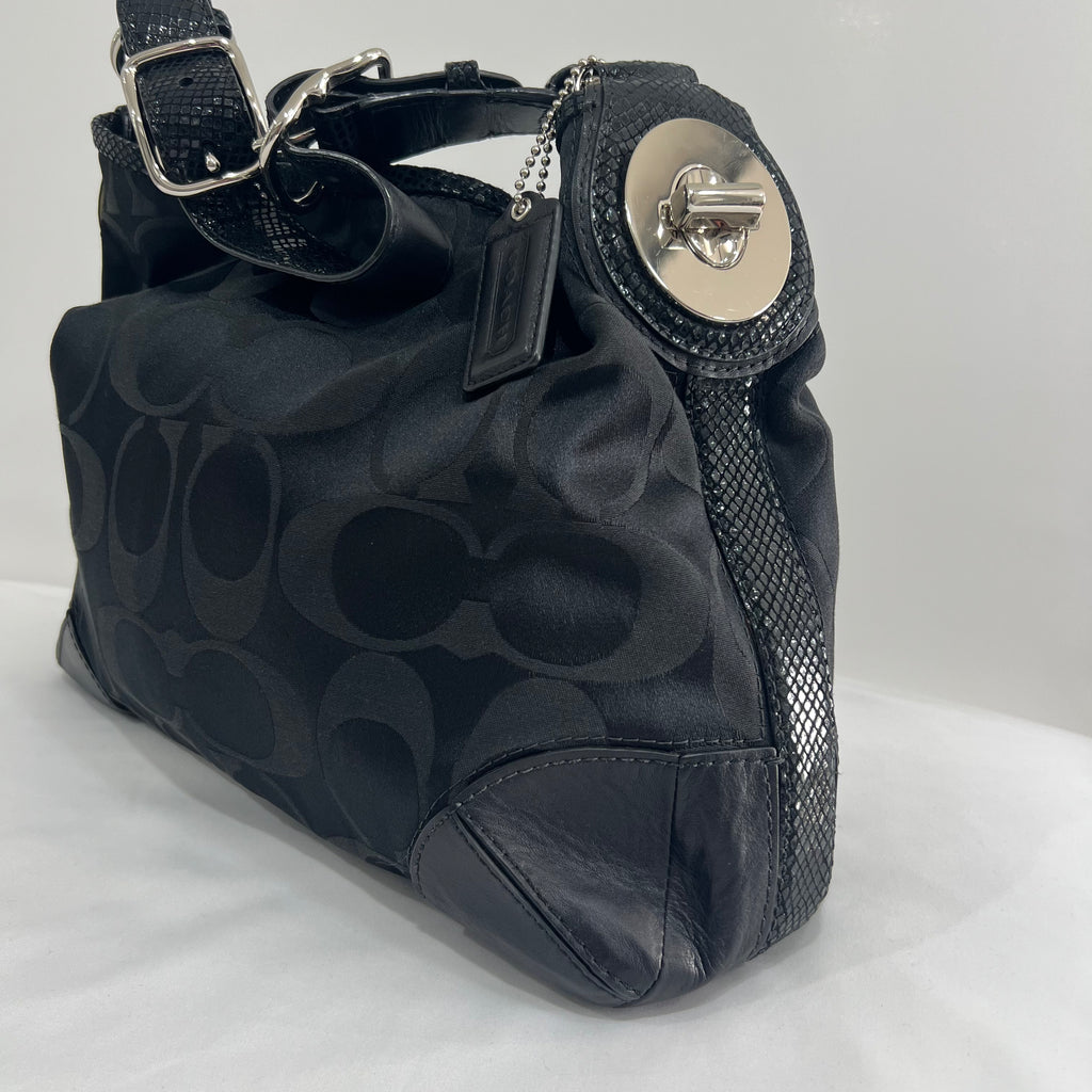 Coach Peyton Sateen Hobo Bag