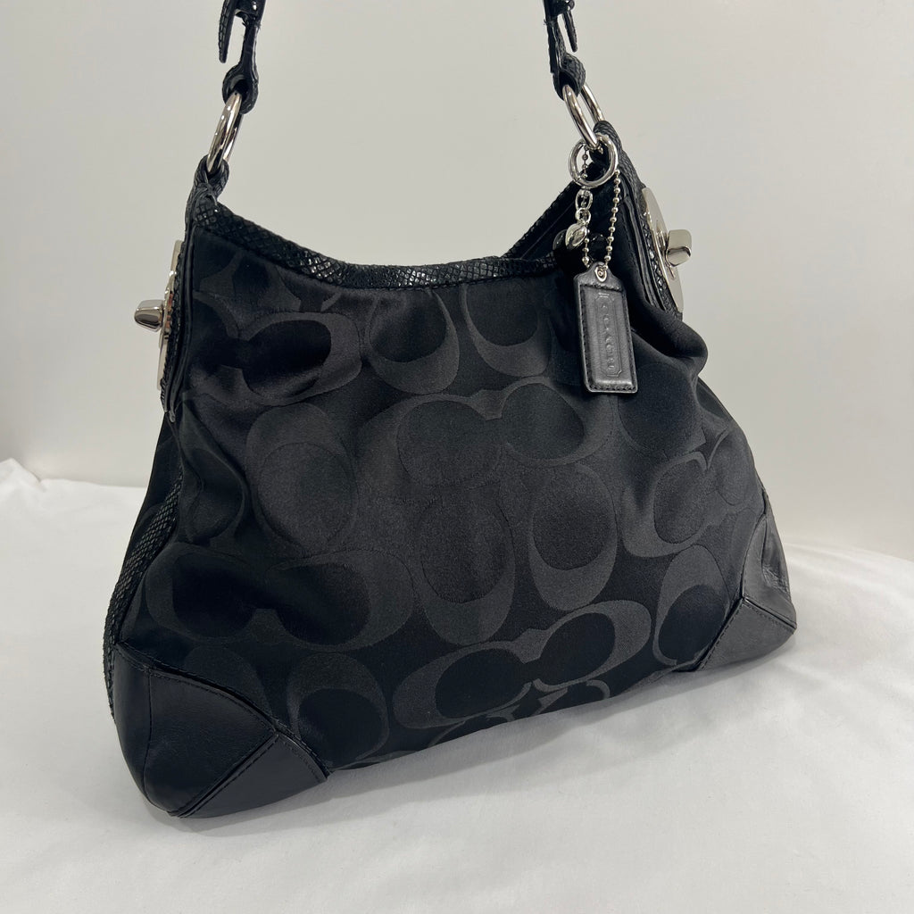 Coach Peyton Sateen Hobo Bag
