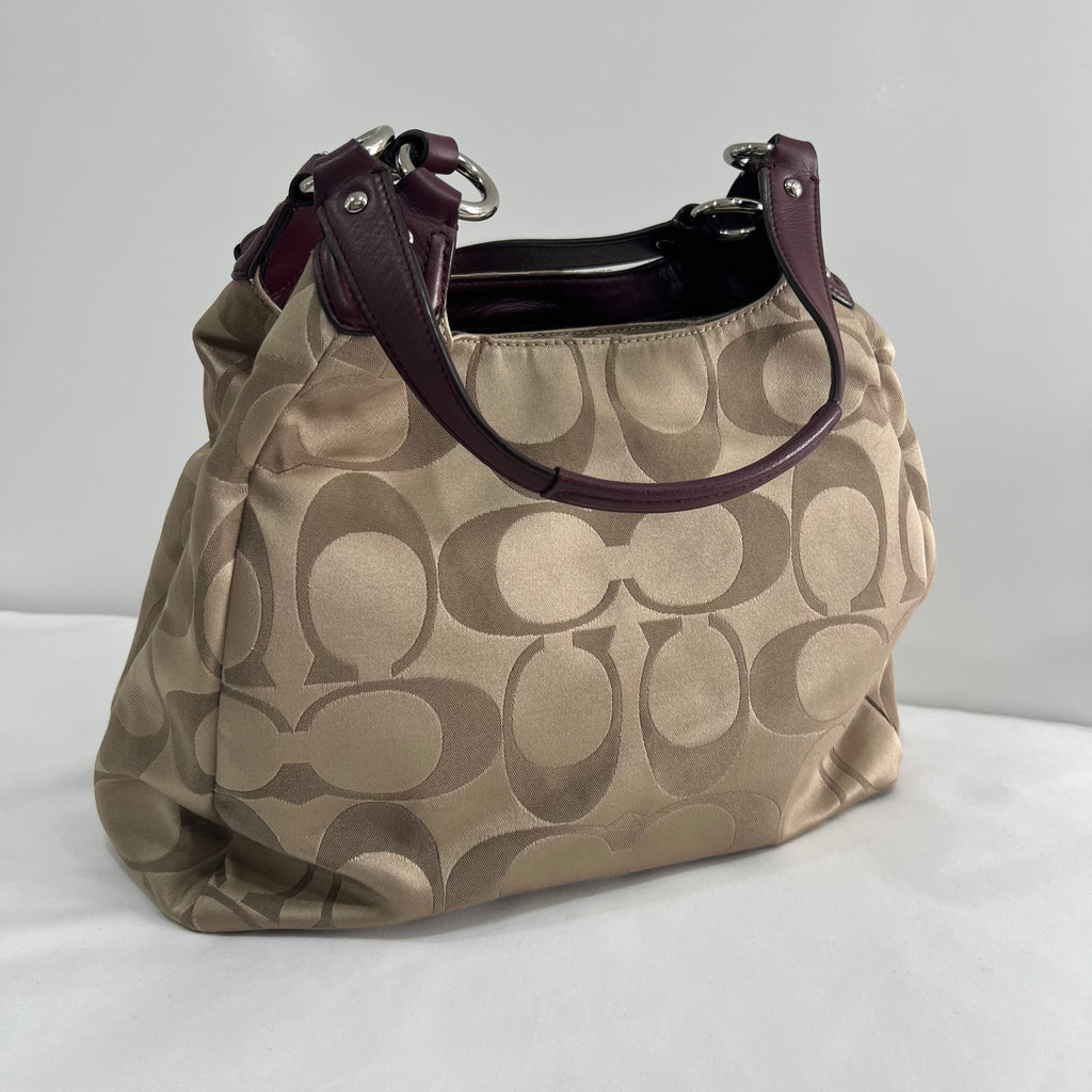 Coach Campbell Hobo Signature Bag