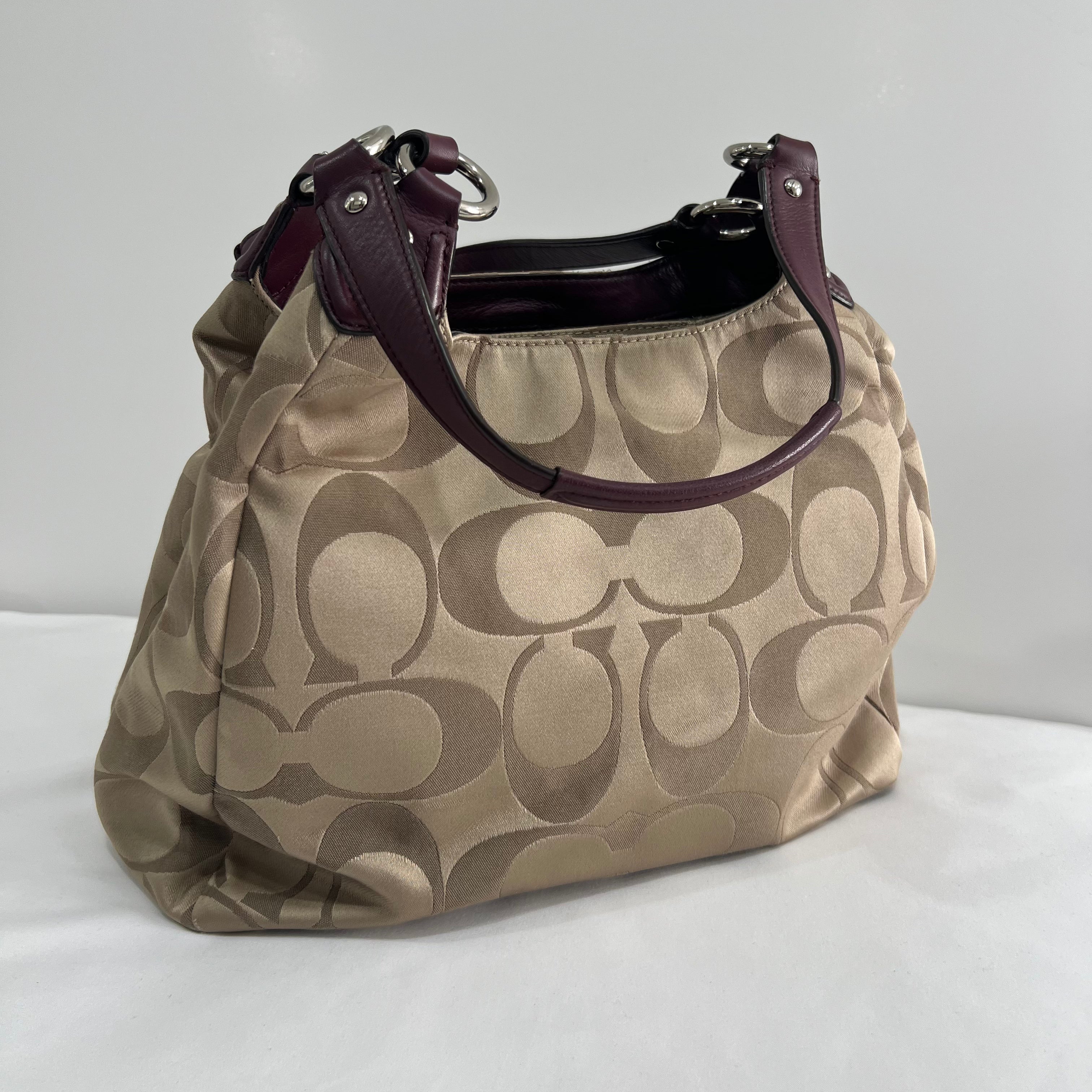 Coach Campbell Hobo Signature Bag