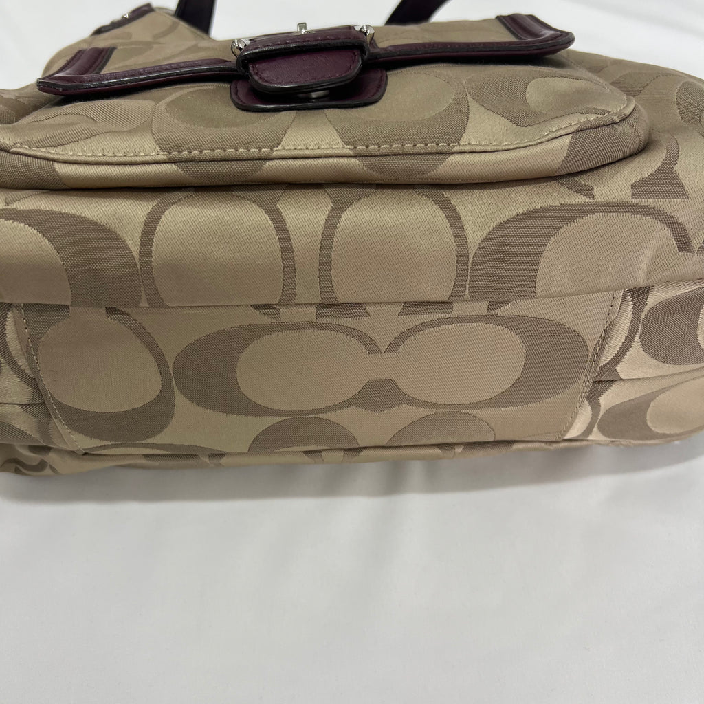 Coach Campbell Hobo Signature Bag