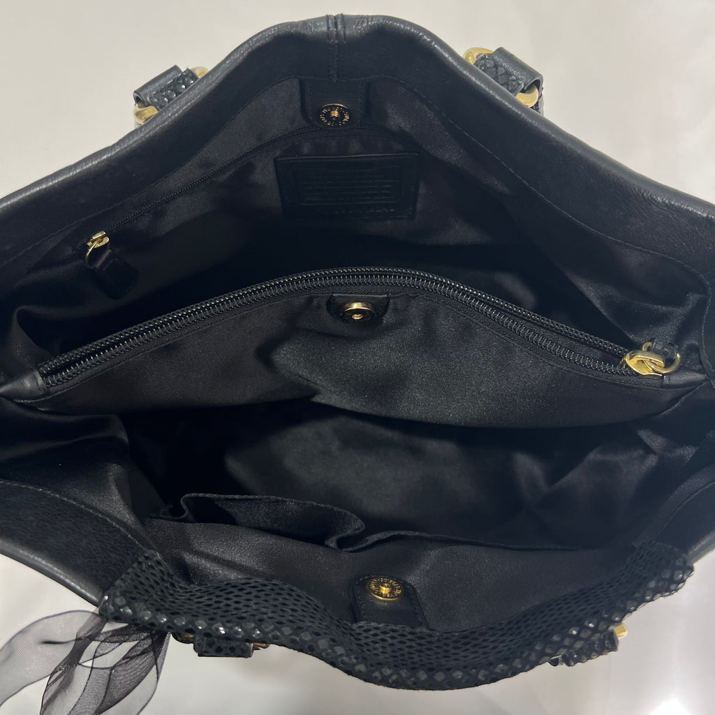 Coach Ashley Leather Carryall Bag